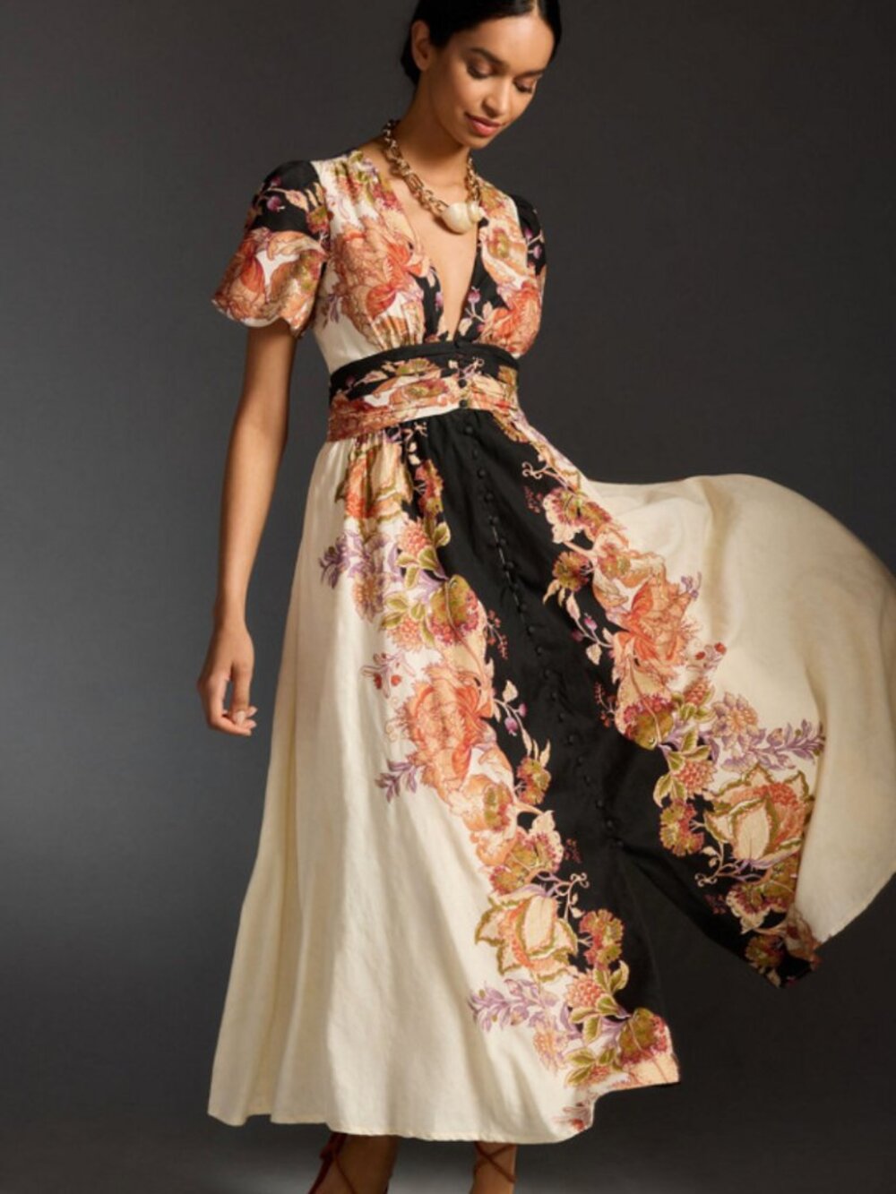 NWT XLP Anthropologie The Katerina Dress